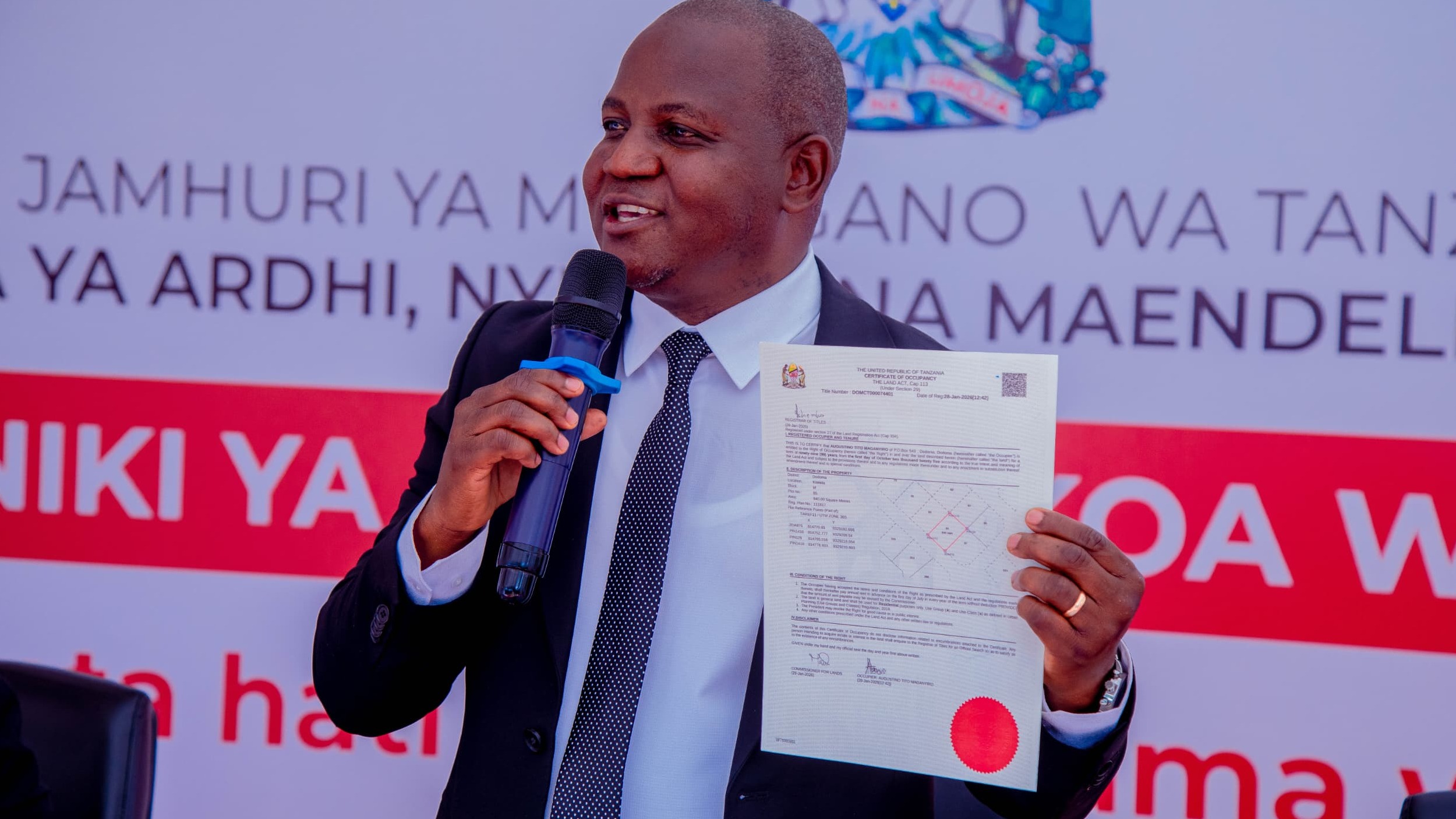 Ukimdhulumu mtu yeyote katika mchakato wa kupata hati wewe umejitafutia matatizo: Naibu Waziri Kaspar Mmuya