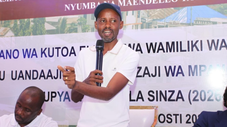 DC UBUNGO AAGIZA WANANCHI KUPATIWA RASIMU YA MPANGO WA UENDELEZAJI UPYA SINZA
