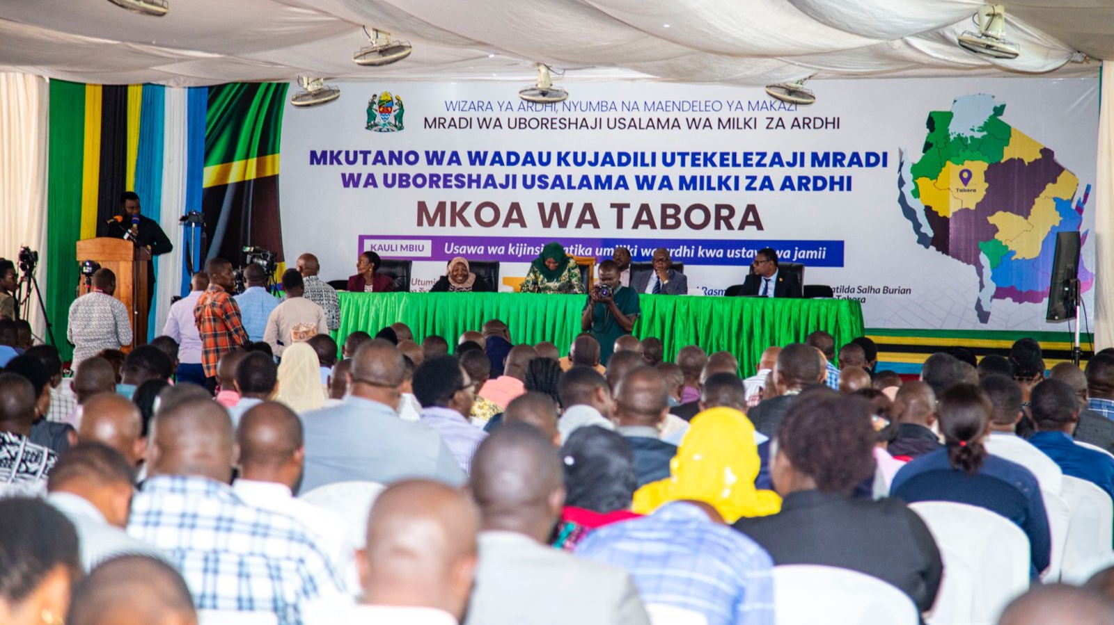 WAKURUGENZI WA HALMASHAURI KATIKA WILAYA ZA MKOA WA TABORA WAAGIZWA KUTENGA FEDHA KWA AJILI YA SEKTA YA ARDHI